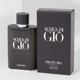 Sıcak marka erkek parfüm 100ml Acqua di gio Profumo Black Gio Erkek için uzun ömürlü koku kolonya