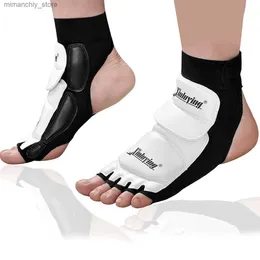 Ankle Support Taekwondo Sanda Professional Foot Protection Shock Absorption Antisprain Ank Protection Karate Martial Arts Training Equipment Q231124