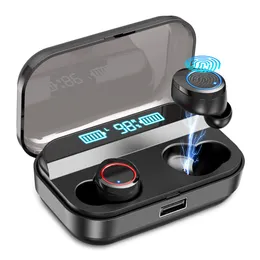 Wireless Bluetooth Earbuds, Bluetooth 5 Headphones with 3000mAh Charging Case LED Battery Display 90H Playtime in-Ear Bluetooth Headset I