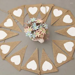 Decorazione per feste Love Candy Bar Bunting Decor Baby Shower Ghirlanda Slingers Buon compleanno Ghirlande nuziali Forniture 13 pezzi