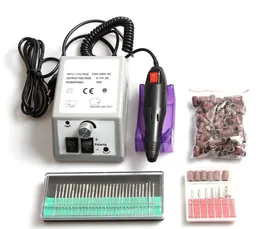 Elektrisk nagelborrmaskin för manikyr och pedikyrborr 12W Millningsmaskin Naglar Utrustning Set Electric Nail File EU Plug3024236