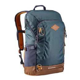 Quechua NH500, mochila de 20 l, capa de chuva, unissex, azul, 10 anos de garantia