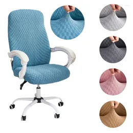 Chair Covers Elastic Office Cover Non-Slip Computer Slipcover Stretch Rotatable Armchair Seat Case Protector Housse De Chaise