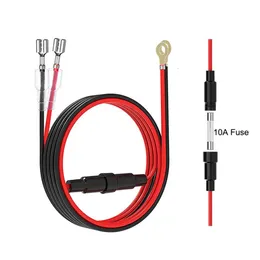 New USB Charger Socket Cable 60cm Cigarette Lighter Wire Harness Connector Cord With 10A Fuse for Car Marine Motorcycle ATV RV Refit