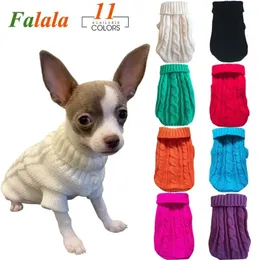 Odzież dla psa swetry zimowe ubrania dla małych psów ciepły sweter strój kota miękka kurtka koszulka 231124