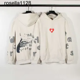 Men's women's 24ss love arms letter foam printed hoodie jacket fashion brand aneyees designer personality mens womens hoodies