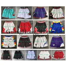 Top Qualität 2019 Team Basketball Herren Pantaloncini Da Basket Sport Shorts College Hose Weiß Schwarz Rot Grün Selten