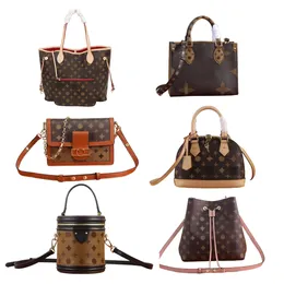 1V högkvalitativa kvinnor läder handväskor väskor kvinnliga blommor damer handväska plånböcker lyxhandsmor mamma räkning av kvinnors axelväska gzv1-45