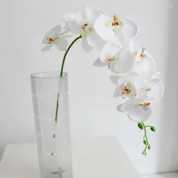 Декоративные цветы 1 Букет искусственного цветов (1 9 головы) Орхидея бабочка