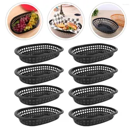 Dinnerware Sets 12Pcs Reusable Baskets For Plastic Boat Basket Presentation