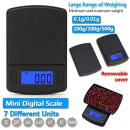 جديد 500 جم 0.01/0.1G دقة المجوهرات الإلكترونية Gram Scale Calibration Function Ultra-Clear Display Weight Scales Electronic Scales