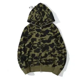 Gymshark Designer-Kapuzenpullover für Herren und Damen, beliebtes Hai-Muster, Sportbekleidung, Camouflage-Kapuzenpullover mit Reißverschluss, hochwertige Jacke, Größe Hai 7997