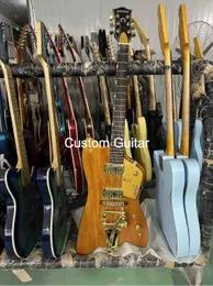 مخصص Grand OEM Grand Body Guitar Guitar Grets Grets Electric Guitar ، Rosewood Fingerboard ، Bigby Tremolo Bridge
