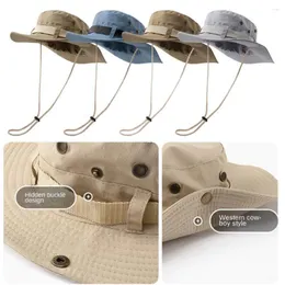 Capitando tampas de ciclismo ao ar livre Mesh Hating Hat Supplies Fisherman Proteção UV Safari Caça Bucket Wide Brim