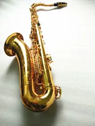 Novo saxofone tenor profissional MARK VI Bb sintonizado em latão dourado um a um instrumento de jazz com padrão gravado com acessórios de capa