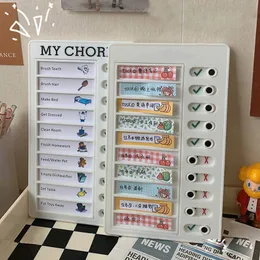 Decorative Objects Figurines Daily task planning board detachable chord checklist wall mounted memo plastic multi purpose student