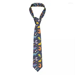 Bow Ties Cartoon Cute Boy Dinosaur Neckie Unisex Polyester 8 CM Neck For Mens Silk Classic Shirt Accessories Cravat Wedding