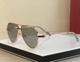 Gold Light Grey Pilot Sunglasses for Men Summer Fashion Sunglasses Sunnies gafas de sol Sonnenbrille Sun Shades UV400 Eyewear with Box