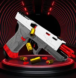 Glok Backback Toy Puns Pistol Handgun G1 ناعم ناعم ناعم ناعم Airsoft بندقية الأسلحة الأسلحة الهوائية الأسلحة التلقائي قذيفة مستمرة رمي للبالغين الأولاد هدايا