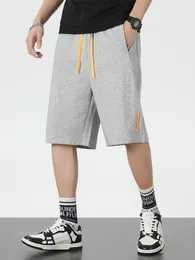 Herr shorts sommar baggy sweatshorts män hip hop streetwear lösa jogger korta män rak bomulls casual shorts plus storlek 6xl 7xl 8xl 230424