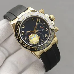 Orologio meccanico con cinturino in acciaio 904l impermeabile a sei aghi con calendario perpetuo da uomo di fascia alta 3a del designer economico