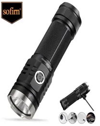 Sofirn SP33V30 3500lm Powerful LED Flashlight USB C Rechargeable Torch 26650 Light XHP502 with Power Indicator 2207011442099