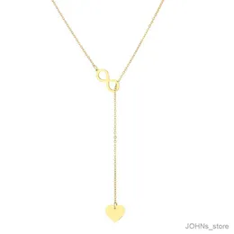 Pendentif Colliers Acier inoxydable mode et forme de coeur pendentif style en couches collier pour femmes bijoux fête ami cadeaux nouveau R231130