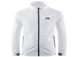 Golfjackor Summer Men Sun Protection J Lindeberg Fashion Casual Windbreaker Zipper Bomber Wear 2209081299580