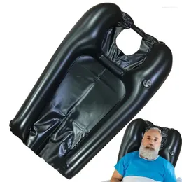 Conjunto acessório de banho pia portátil para lavar cabelo na cama com bacia inflável shampoo tigela cadeira de rodas idosos acamados