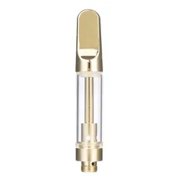 ゴールデンTh205ベイプカートリッジゴールドセラミックガラス0.5ml 0.8ml 1.0ml 510スレッド空の蒸気装置カート