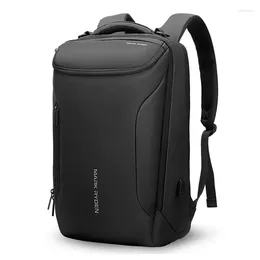 Mochila Hombres Negocios de alta calidad con puerto USB Computadora portátil multifuncional para mochila impermeable Bolsa de computadora de viaje