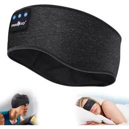 Schlafkopfhörer Bluetooth Sport-Stirnband, kabellose Musik Schlafkopfhörer Maske Ohrhörer IPX6 wasserdicht für Seitenschläfer Frauen Männer Arbeit