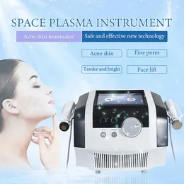 Articoli di bellezza Penna doccia al plasma portatile 2 in 1 Maniglia ad ultrasuoni Macchina per il rafforzamento della pelle al plasma per la rimozione dell'acne