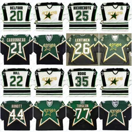 Dallas Derian Hatcher Stars Hockey Jerseys Mike Modano Todd Harvey Brett Hull Ed Belfour Andy Moog Marty Turco Pierre Turgeon CUstom