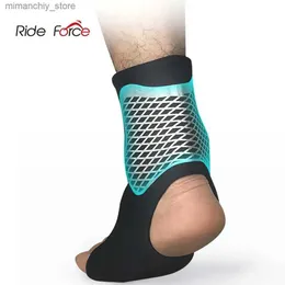 Ankelstöd 1 PC Fitness Gym Ank Support Elastic Bandage Protective Gear Foot Wraps Brace viktning för GS Viktlyftning Sportsäkerhet Q231124