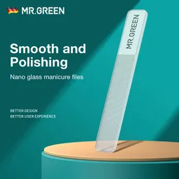 GREEN Nano Glass Nail Files Profissional Polimento Manicure Art Tool Lavável faz as unhas brilharem facilmente como esmalte 231123