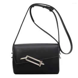 Evening Bags Solid Color Inspired Designer Sacs A Main Chic Pour Femme PU Leather Women Handbags Crossbody Shoulder Purse