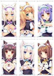 Bakgrundsbilder 30x75 cm Nekopara Chocola Vanilla HD Print Banner Wall Poster Scroll 12 "X29" i J230224