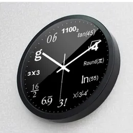 Relógios de parede relógio moderno casa decoração européia digital grande vintage design nórdico estudante função matemática marij uana antik 4b58