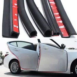 Novo 2 metros forma b p z grande d tira de vedação da porta do carro epdm borracha isolamento ruído weatherstrip vedação do carro à prova de som forte adhensive