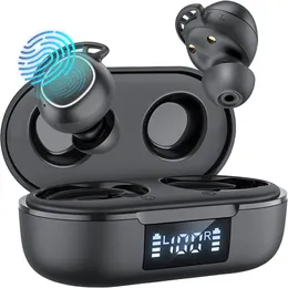 Bluetooth Headphones True Wireless Earbuds, IPX5 Waterproof In-Ear Earbuds with Mic with Noise Cancelling for iPhone 14 Pro Max XS XR Andro
