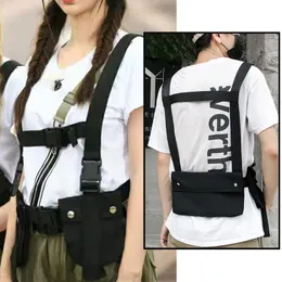 Midjeväskor unisex väska militär bröst multi-fickor utomhuspåsar telefon fodral påse bälte heupTasje voor vrouwen#sp201