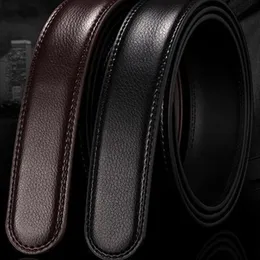 Belts Belt Men Without Head Leather Cowhide Headless Automatic Buckle Body Double-Sided Versatile Trousers