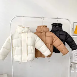 Down Coat Milancel Winter Kids Parkas Korean Style Girls Fur Coat Hooide Boys Thicken Ytterkläder 231123