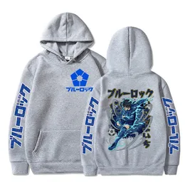 Men's Hoodies Sweatshirts Anime Sweatshirt Blue Lock Men's Hoodie Harajuku Unisex Fashion Casual Hoodie Men's Street Apparel Isagi Yoichi Printed Top Y2k 230424