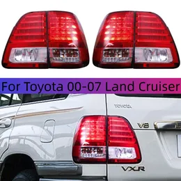 Zespół lampki tylnej LED samochodu dla Toyota 00-07 Land Cruiser L C 100 4500 4700 Zmodyfikowany tylny skrętu sygnał obrotowy Lampa hamulca
