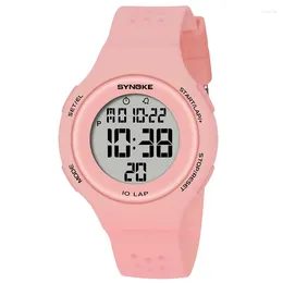 Wristwatches Sdotter Women Sports Watch Digital Led Multifunction Alarm Chronograph Waterproof Backlight Square Ladies Watches Relogio