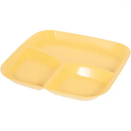 Zestawy naczyń obiadowych Podzielna talerz z tacą do tacki plastikowe tace obiadu Zwierzę