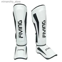 Wsparcie kostki Fawving Youth/Adult Muay Thai Kick Boks MMA Grappling Instep Shin Guard Pads Karate Foot Shank G Protectory Support Q231125