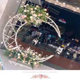 Dekoracja imprezy Wedding Arch Metal Iron Decor kwiaty